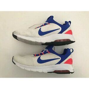 Nike Air Max Motion Racer 916771-100 White Ultramarine Solar Red Size 11